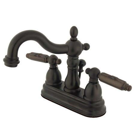 Kingston Brass KS1605GL 4" Centerset Bathroom Faucet, Oil Rubbed Bronze KS1605GL